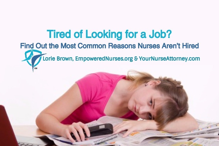Tired looking for a nursing job