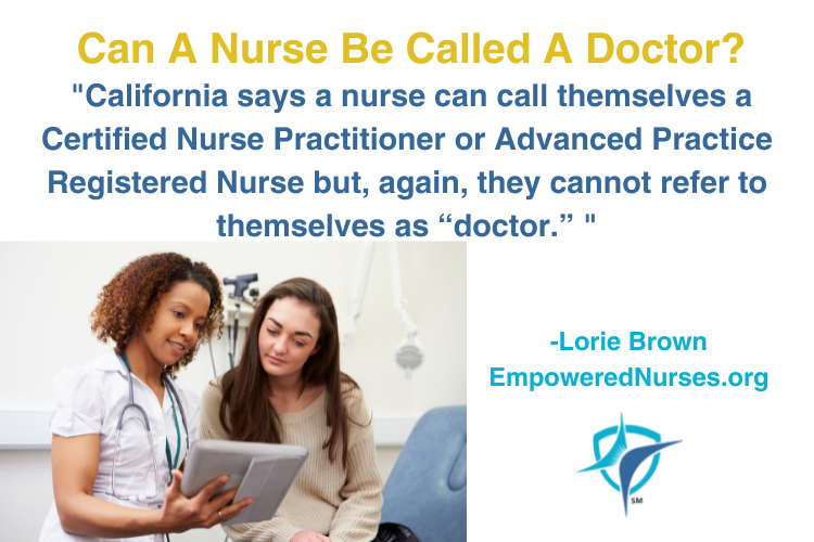 What's Wrong With Being Called a Nurse?